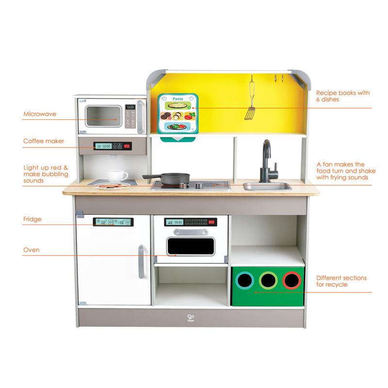 Deluxe Kitchen Playset with Fan Fryer