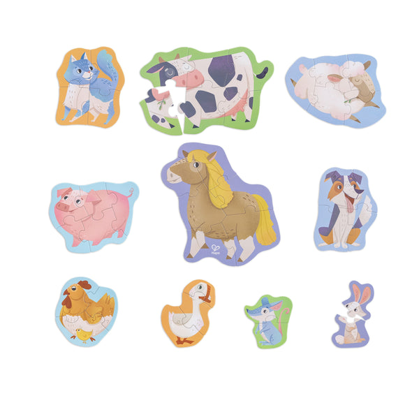 Farm Animal Level Up Puzzle