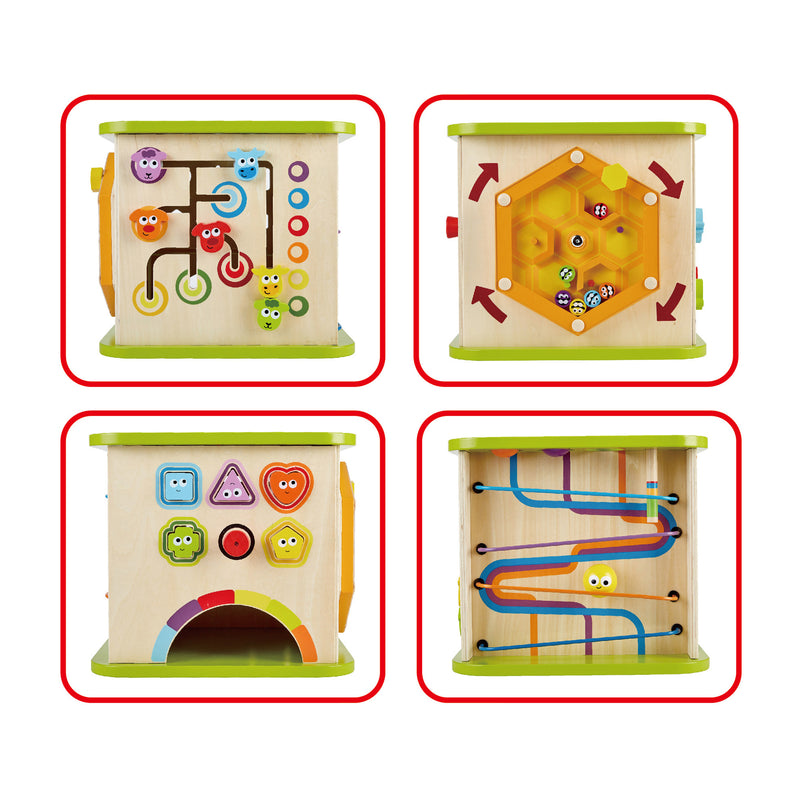 Country Critters Play Cube – Hape Toys - Main Image