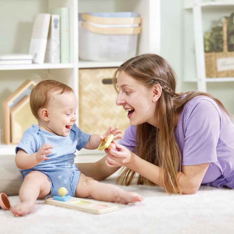 Hape Montessori Mirror Shape Puzzle Hape Toys