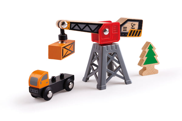 Hape Mega Metropolis Train Bucket Set
