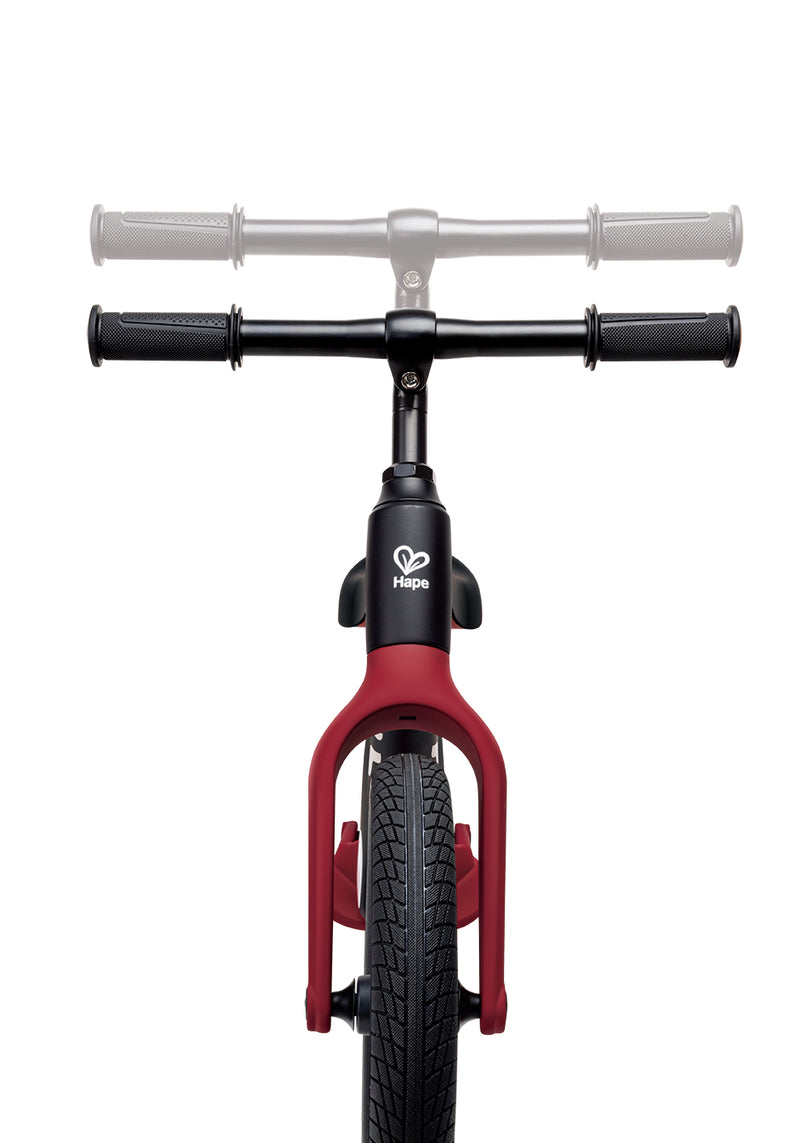 Hape Shock-Absorbing Balance Bike - Red & Black
