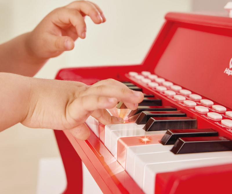 Hape Learn with Lights Piano Red
