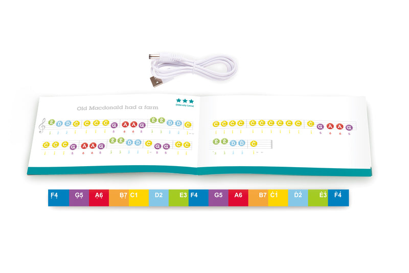 Hape Learn with Lights Piano Red