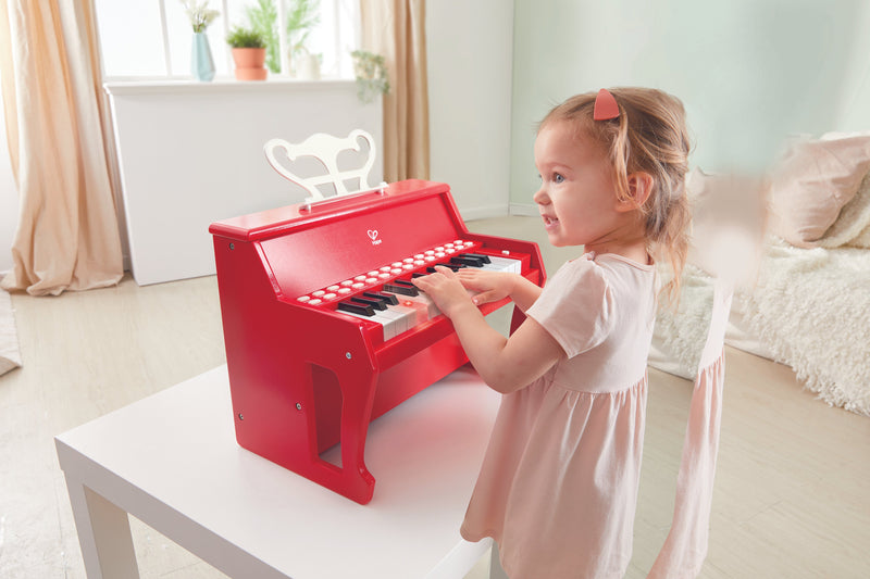 Hape Learn with Lights Piano Red
