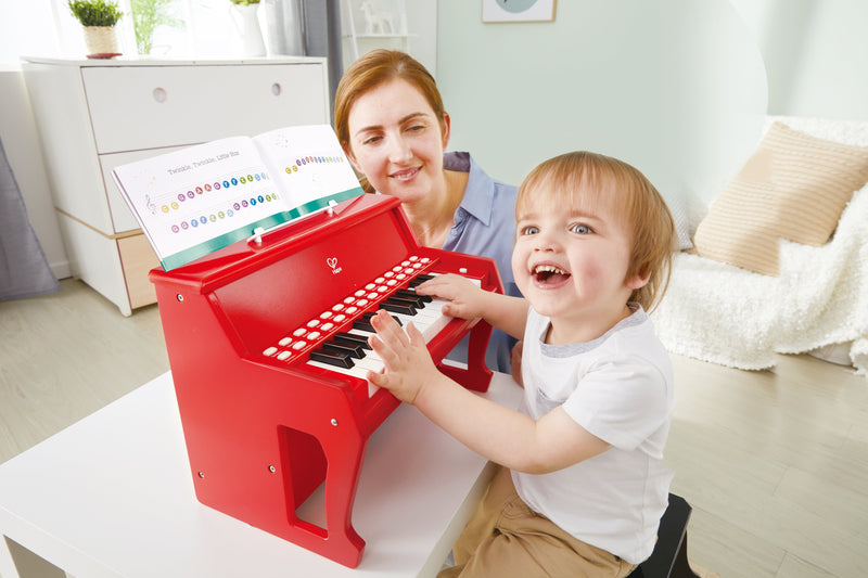 Hape Learn with Lights Piano Red