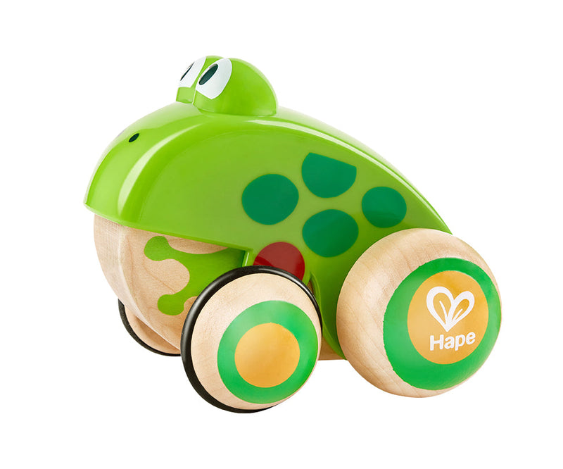 Hape Pull-Along Frog Family The Toy Wagon