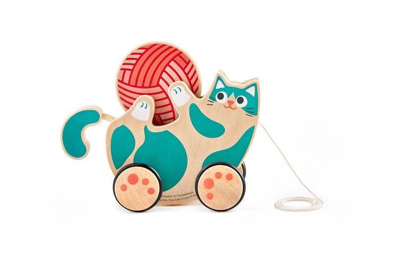 Hape Roll & Rattle Kitten The Toy Wagon
